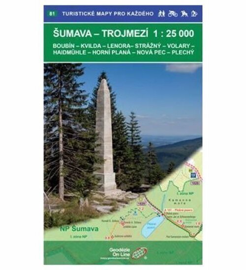 Šumava trojmezí 1:25 000 / 81 Turistické mapy pro každého
