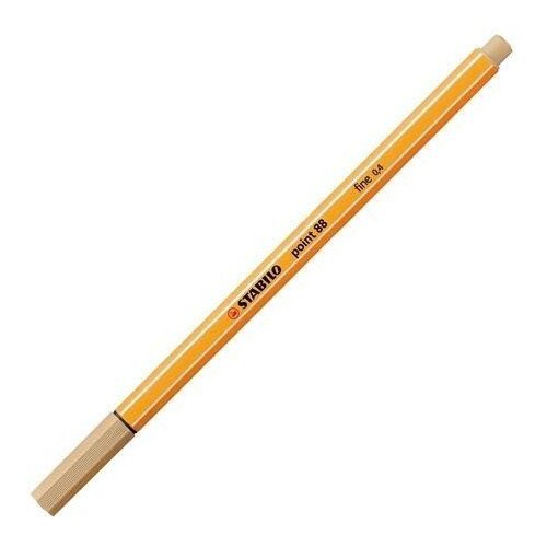 Popisovač STABILO point liner 88 okrový světle